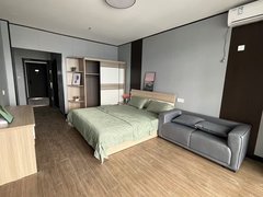 桐乡濮院港座单身公寓精装修,拎包入住,家电齐全。随时看房。出租房源真实图片