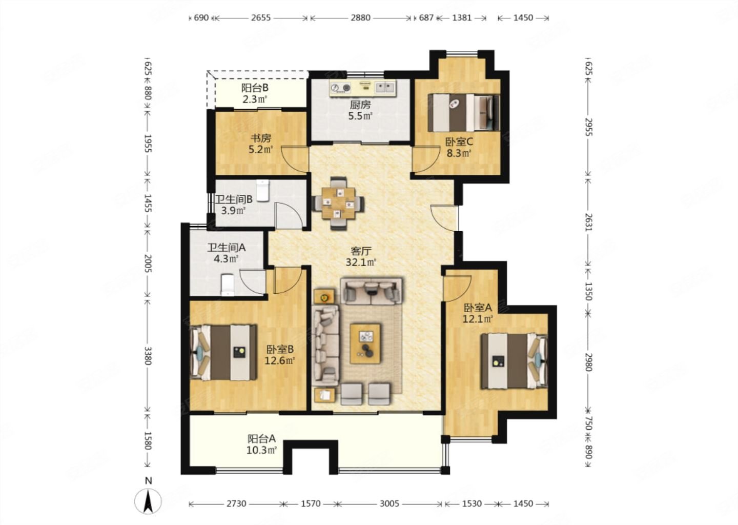 华润江南府北区