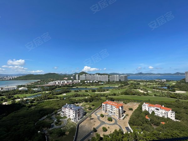 三亚吉阳大东海蓝色果岭(五期)蓝色果岭 高层2房 年租月租 外国语学校