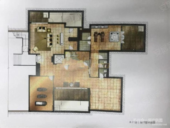 仁恒观棠6室3厅6卫776㎡南北9800万