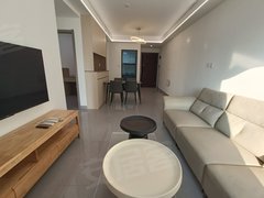 深圳罗湖布心新上 观山嘉苑 南向全齐2房 现代奶油风 拎包入住看房方便出租房源真实图片