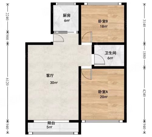 国贸 双井 合生汇 广渠路 广华新城 精装修南北通透两居室