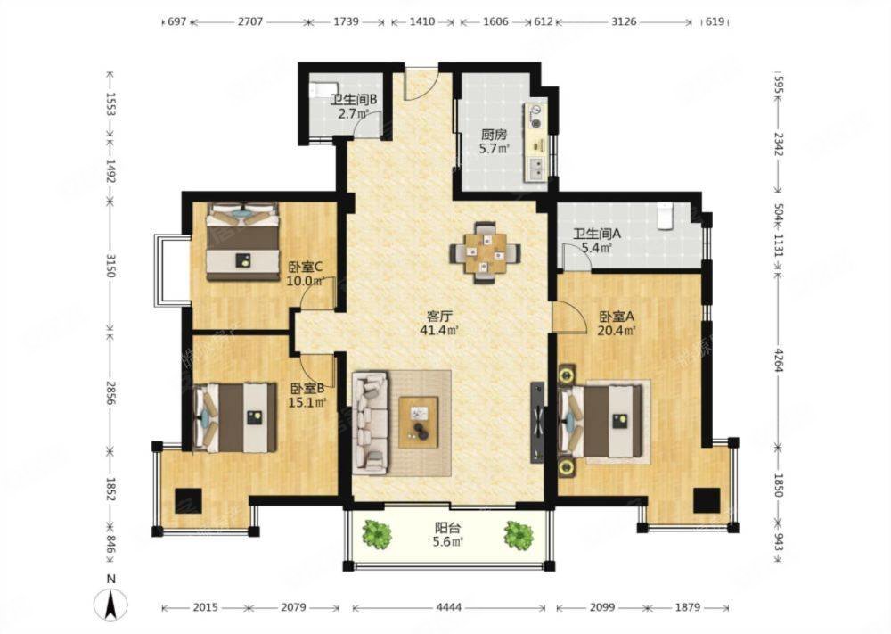 急售金海湾小高层大三房