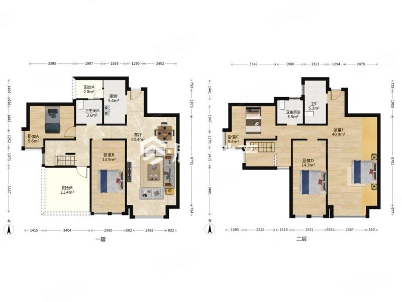 顶跃带平台!套五三卫!可议价!满五!送车位!随时看房!