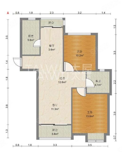 上海源花城 精装好房 大两居 满五   产权清晰 商圈成熟