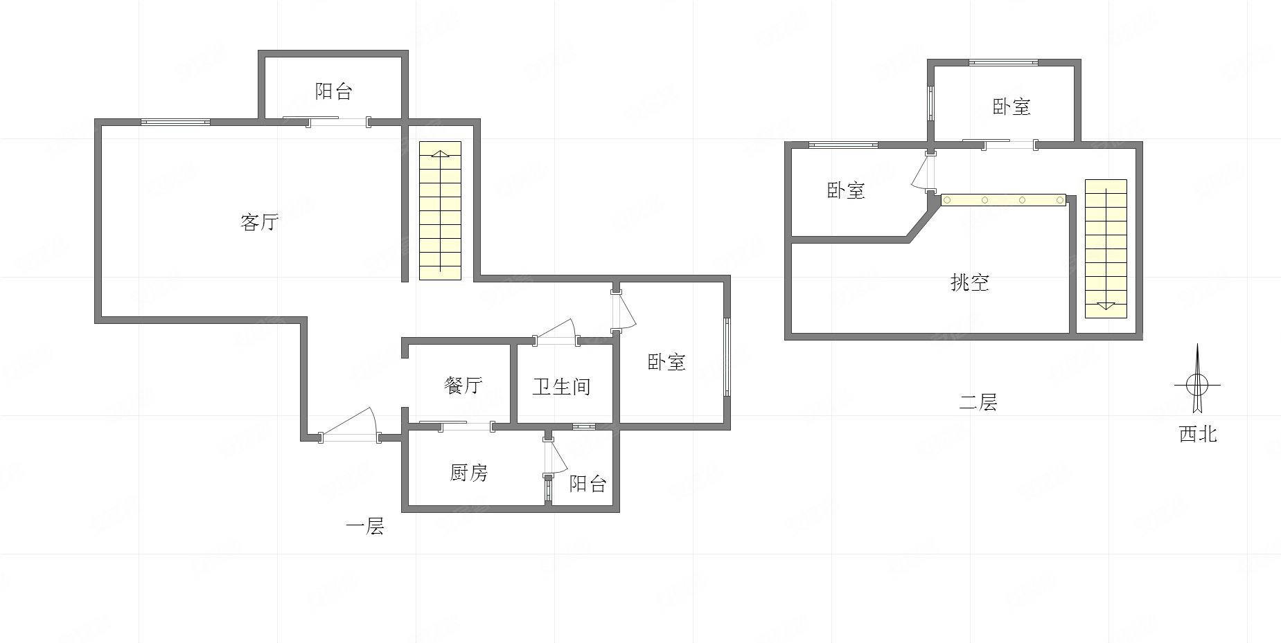 鱼洞轻轨站 跃层横厅 大户型