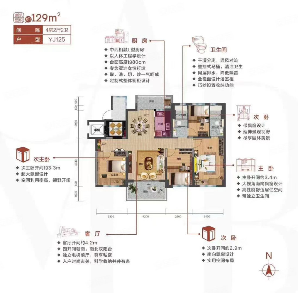 碧桂园剑桥郡户型图图片