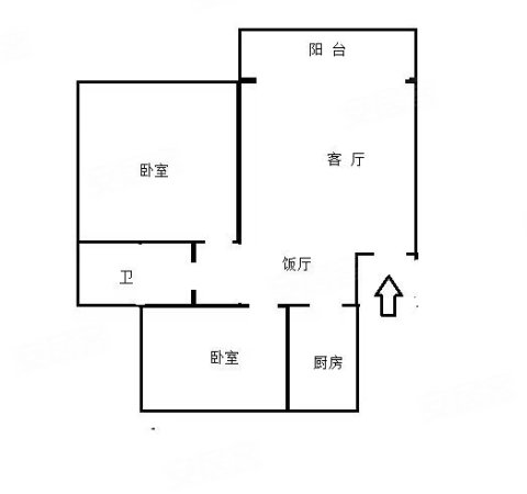 冠山花园3室2厅2卫103㎡南北34.9万