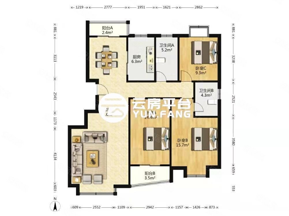 雍景湾东苑1384平米急卖251万看房随时好地段