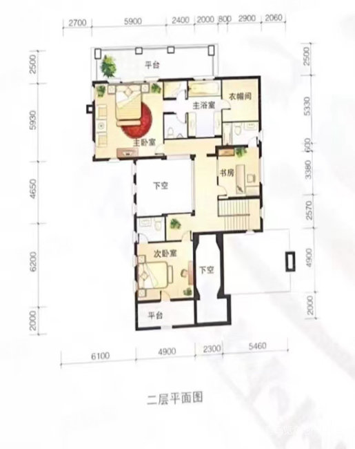 依泉美庐(别墅)6室5厅6卫477㎡南北530万