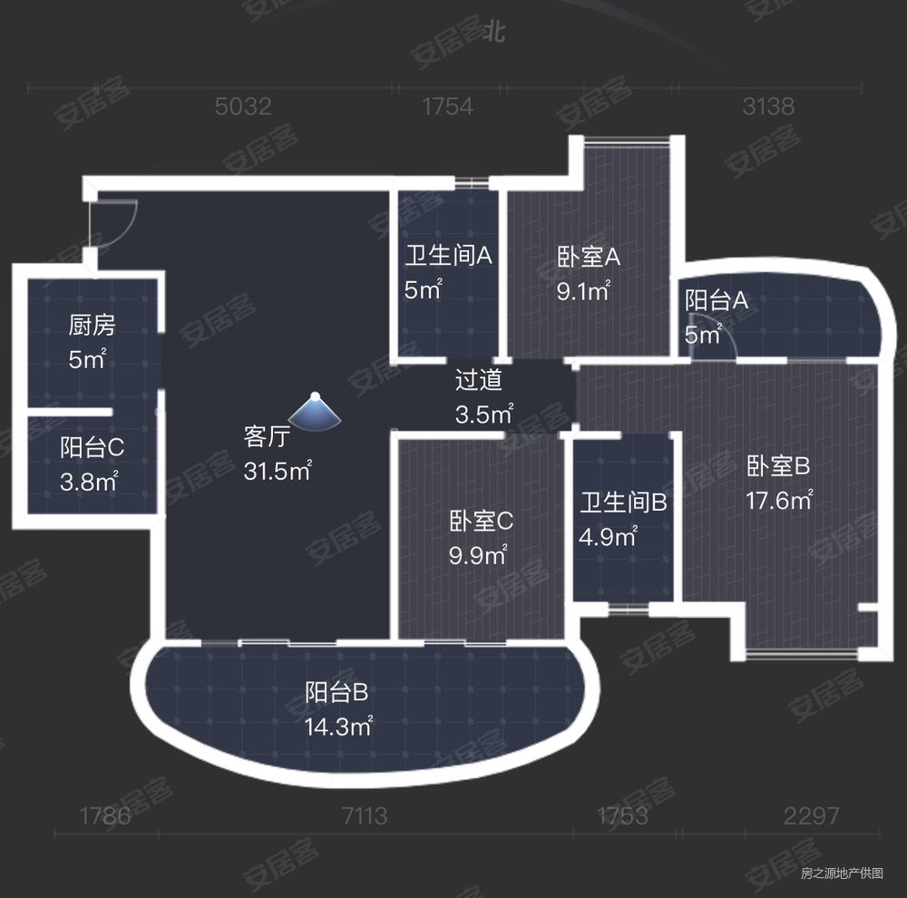 峰景里1期,楼层一楼,套三双卫双阳台,118平.南北,清水.