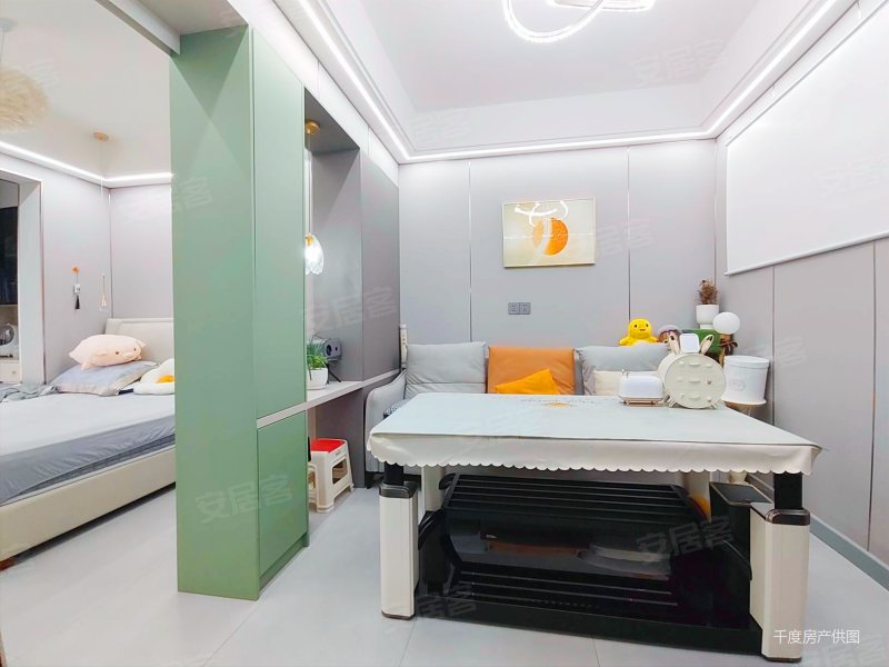 宁乡美的城国宾府全新自主装修公寓出售电梯中层朝南豪华装修