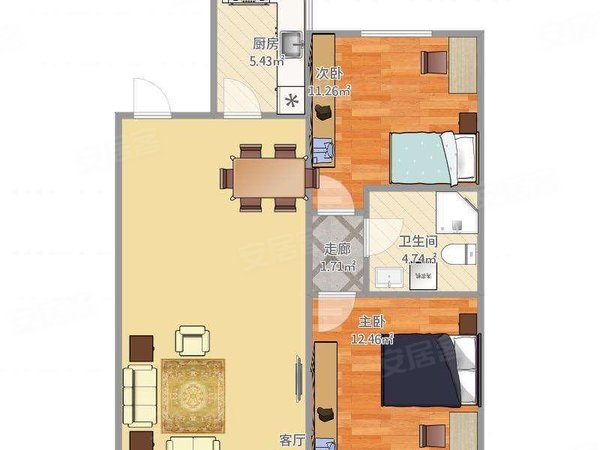 【多图】静兰小区,城中租房,实图1个月起租 降价