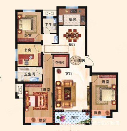 水澜山5室3厅4卫210㎡南北128万