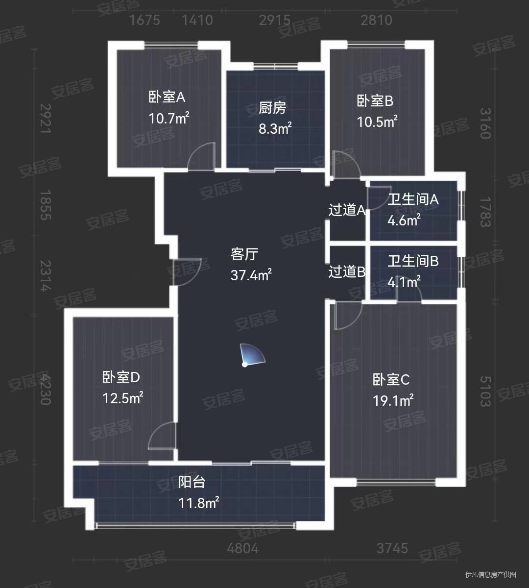 世园会旁中南林樾四室洋房四叶草户型楼层带产权车位随时看房