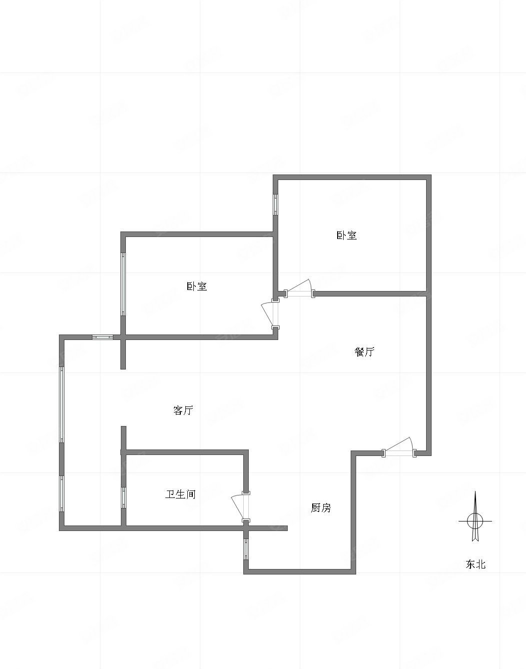 鲁能领秀城一街区3室2厅1卫87.64㎡西南91.8万