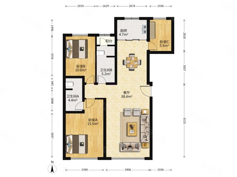 门头沟西山燕庐 临地铁 购物方便 装修好 双卫生间 西山艺境