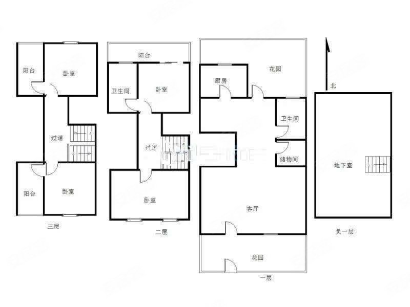 融创紫泉枫丹(二期)4室2厅2卫204㎡南北195万