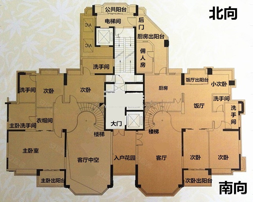 侨鑫汇景新城龙熹山5室2厅5卫399.9㎡南北4300万