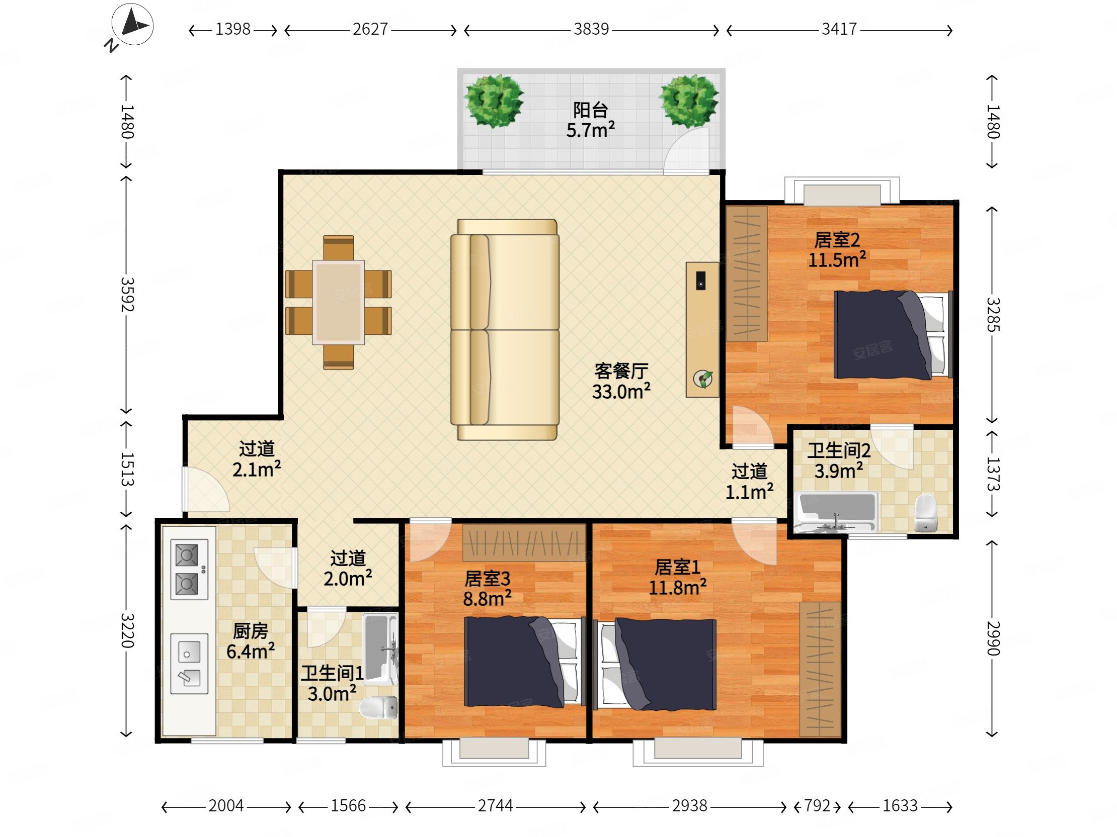 金色二期安静位置厅出阳台业主委托元和微信yuanhe0410,万科金色家园