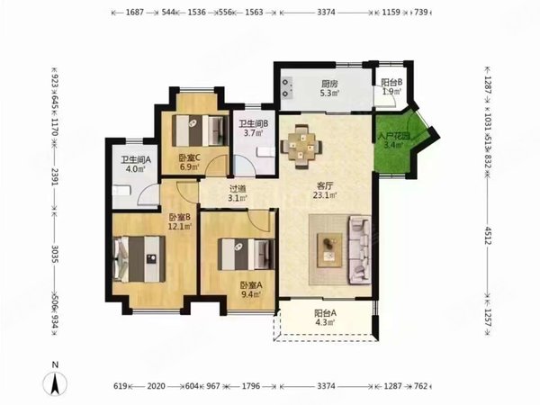 【多图】保利葛洲坝海德公馆,广钢新城租房,真实吉屋 保利海德公馆