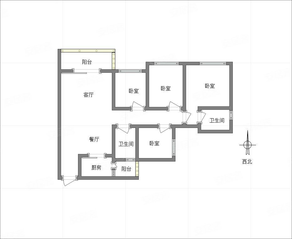 天誉智慧城雍江山二手房,220万,4室2厅,2卫,116平米-重庆安居客