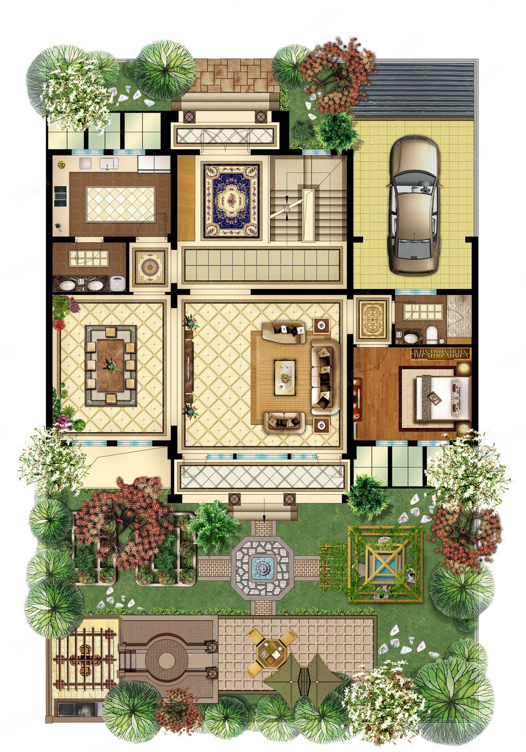 诚售7室3厅南北通透满五金基青云山居大花园视野无遮挡
