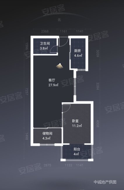 阳光美林2室2厅1卫75㎡南40.5万