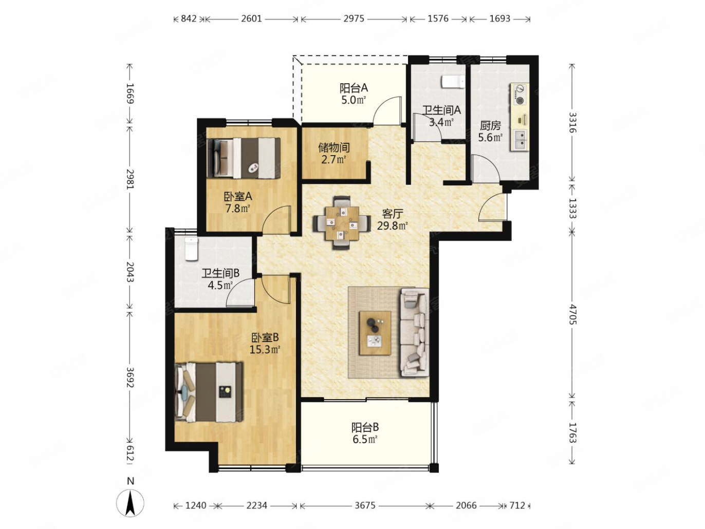 降价55万急卖燕子矶新城核心电建海赋尚城2019年房龄