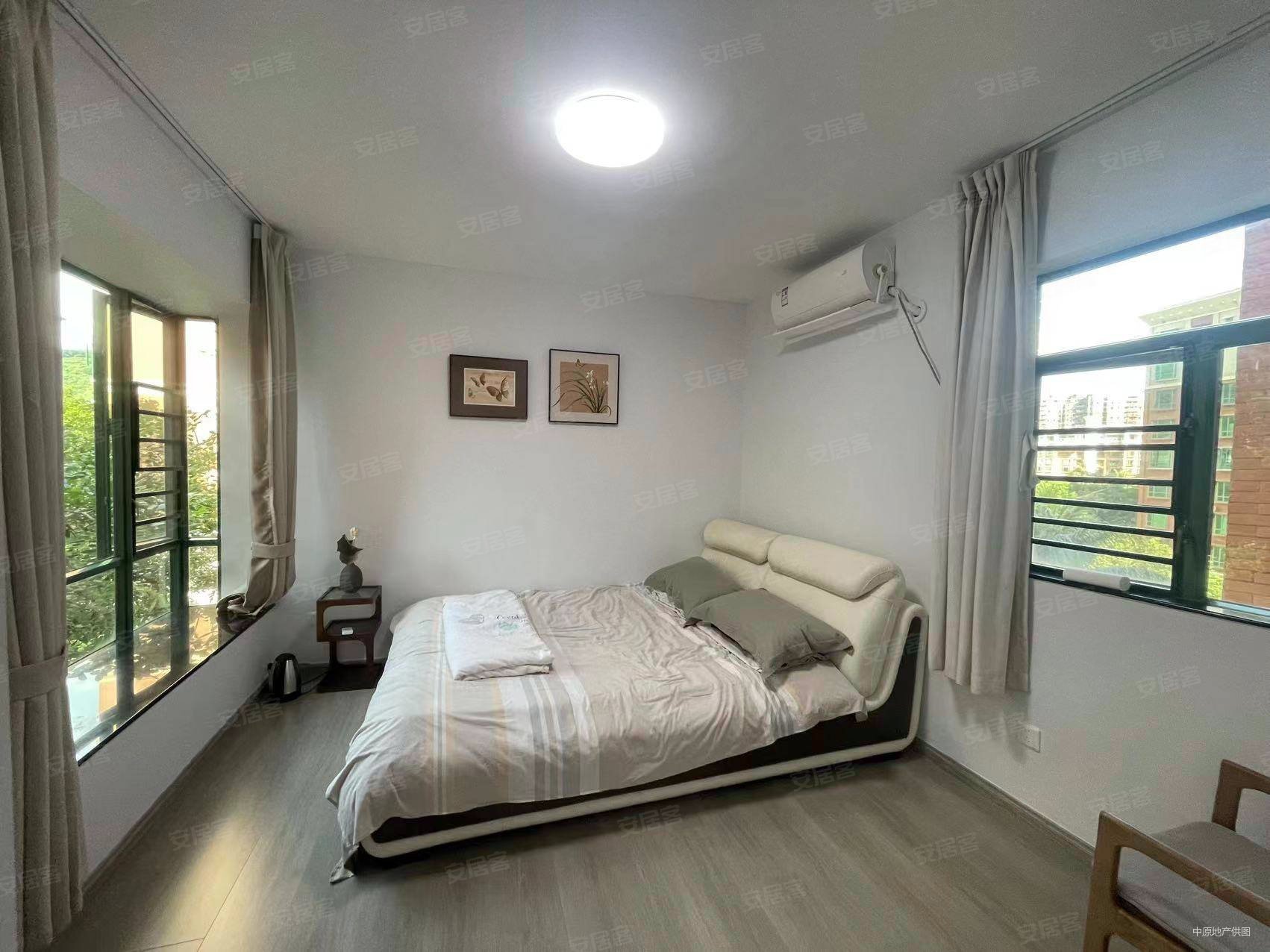 梅林一村13区四房,楼下围合花园,业主急卖,看房有钥匙