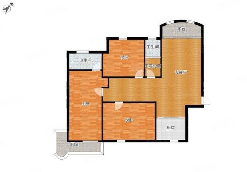 7号线园博园单价1万1香缇美景精装3房2卫中间楼层