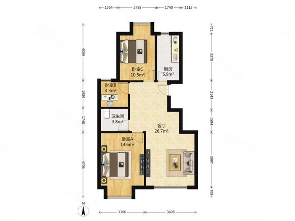 杭州拱墅桥西富越香郡拱墅万达整租急租 可月付 吉如家园 新安天苑