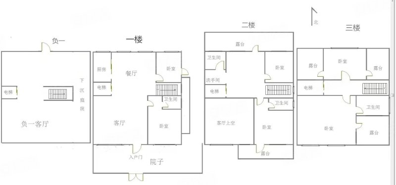 任城九巨龙龙城公馆6室3厅5卫301.04㎡南北650万