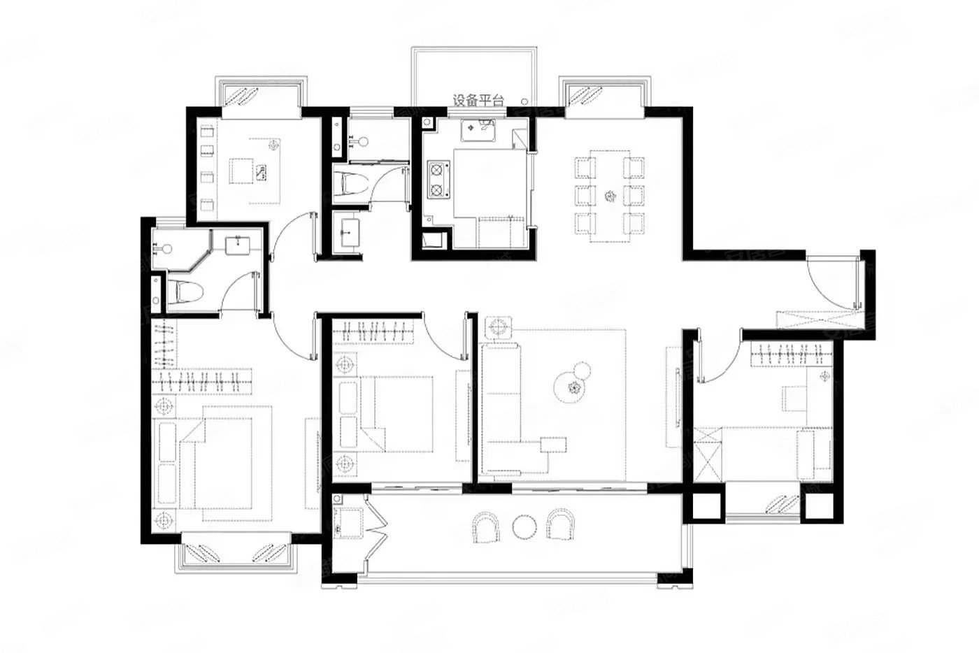 乐清置信原墅5室2厅2卫150.12㎡南325万