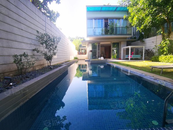 三亚海棠海棠湾镇晋园三亚海棠湾艾迪逊酒店晋园双拼别墅前后花园带