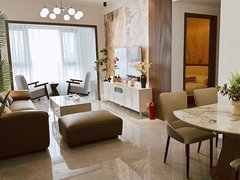 防城港港口桃花湾广场三房两卫海景房，每月3500，拎包入住，租多久付多久钱出租房源真实图片