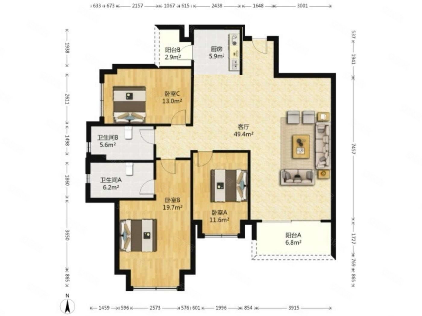 蔚蓝卡地亚花园城蔚蓝轩