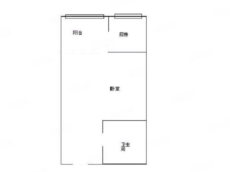 重医茶亭小区1室1厅1卫45㎡南北45万