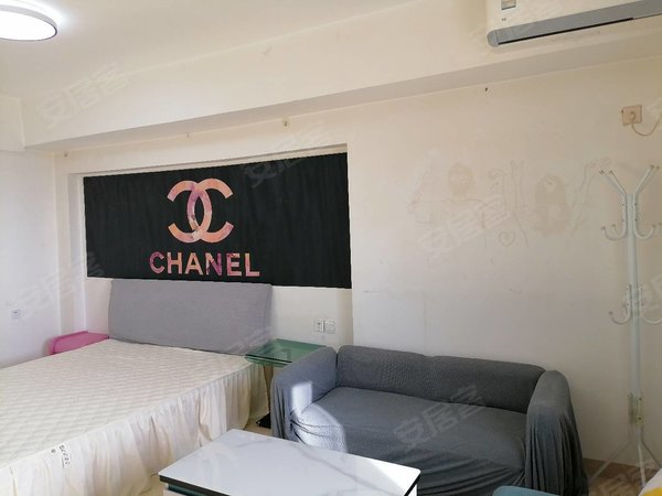 包头昆都仑丰盈道京奥港花园(商住楼)新上帝景精装南向公寓，光线充足带空调，可月付，拎包入住，实景出租房源真实图片