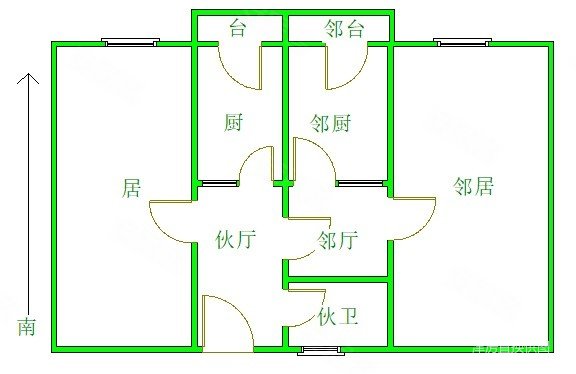 长治颐竹苑户型图图片