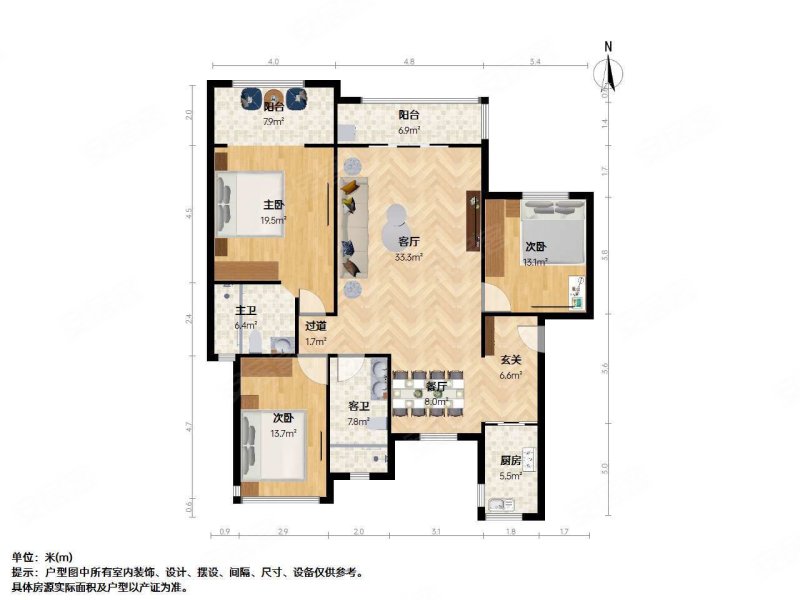 青山湖香溢花城3区 正规商品房 中间楼层采光好 双卫生间