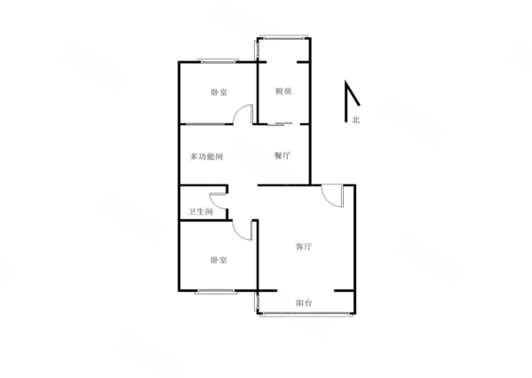 清园商住小区3室2厅1卫130㎡南北98.8万