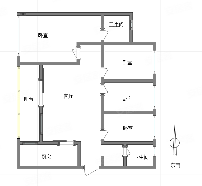 中交锦悦御澜山4室2厅2卫134㎡东南150万