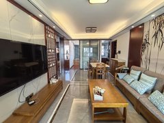 金华金东金东新城陪读 金地艺境 自住装修 三房两卫 边套 实木家具 视野好出租房源真实图片