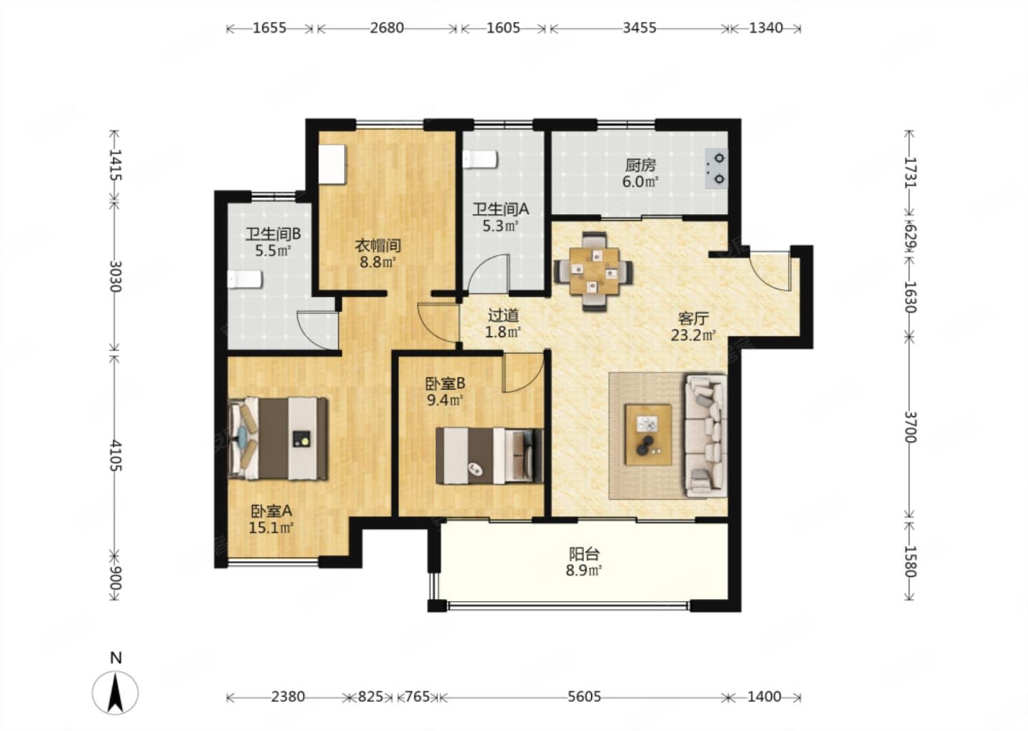 华润江南府北区