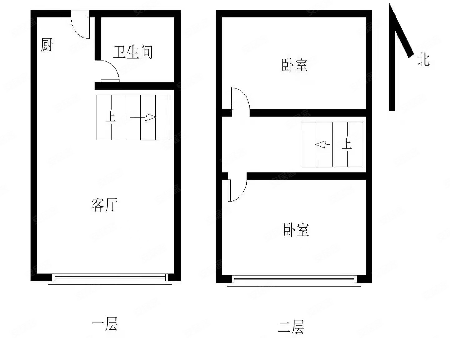 上下杭融信双杭城复式五米精装两房朝南高层看江景