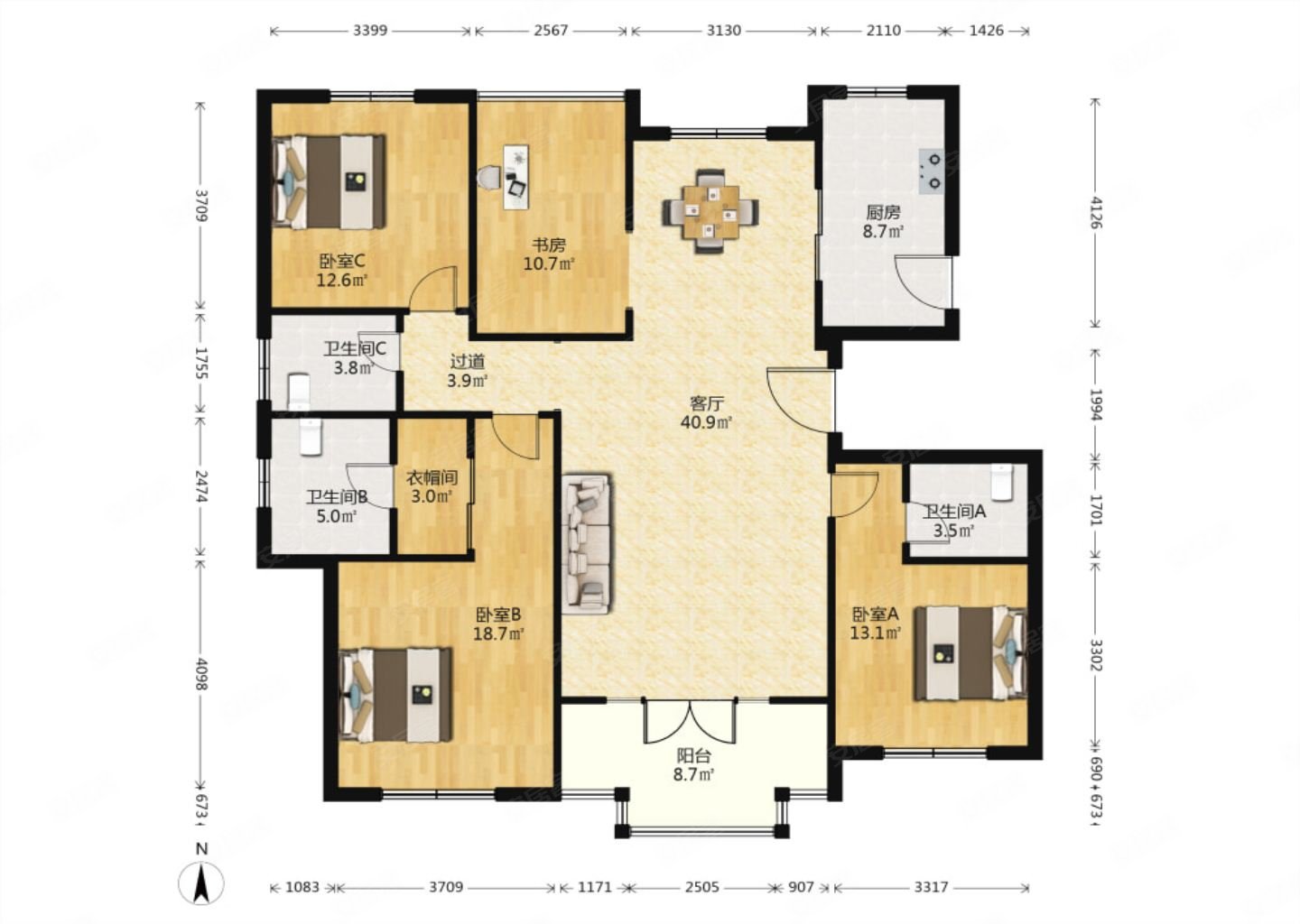 此房满2年随时过户东方润园绿城品质绿城物业