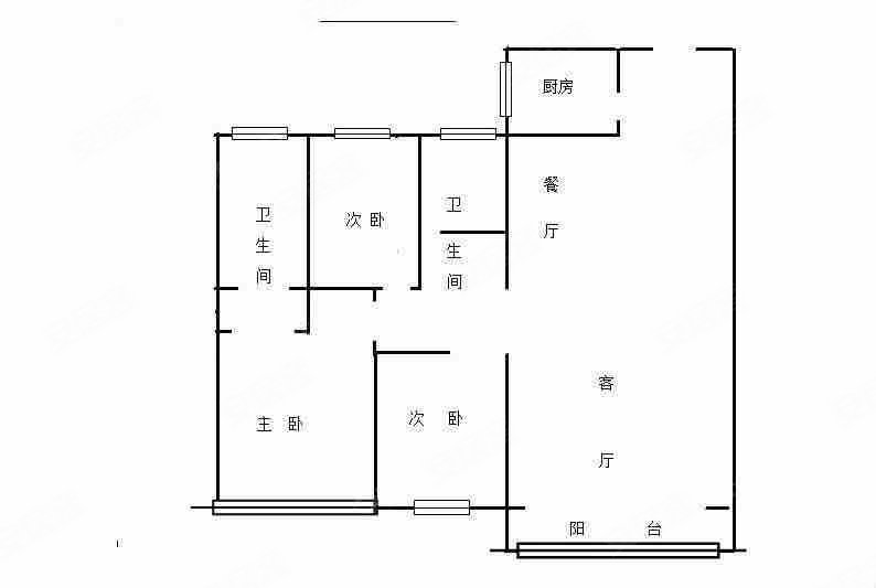 龙成奥韵(三期)3室2厅2卫114.5㎡南北68万