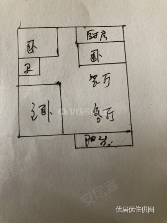 水锦花都(一期)3室1厅1卫89.39㎡南北66万