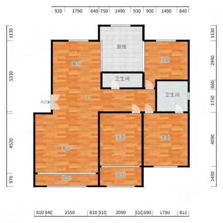 阳光骄子3室2厅1卫102㎡南北76万